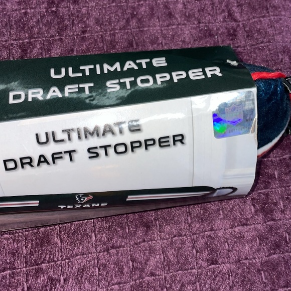 NFL Texas Texans NEW door draft stop for exterior door stop winter wind in home - Picture 6 of 8